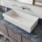 Alfi Brand ALFI brand AB36TR 36" White Above Mount Fireclay Bath Trough Sink AB36TR - alternate 1